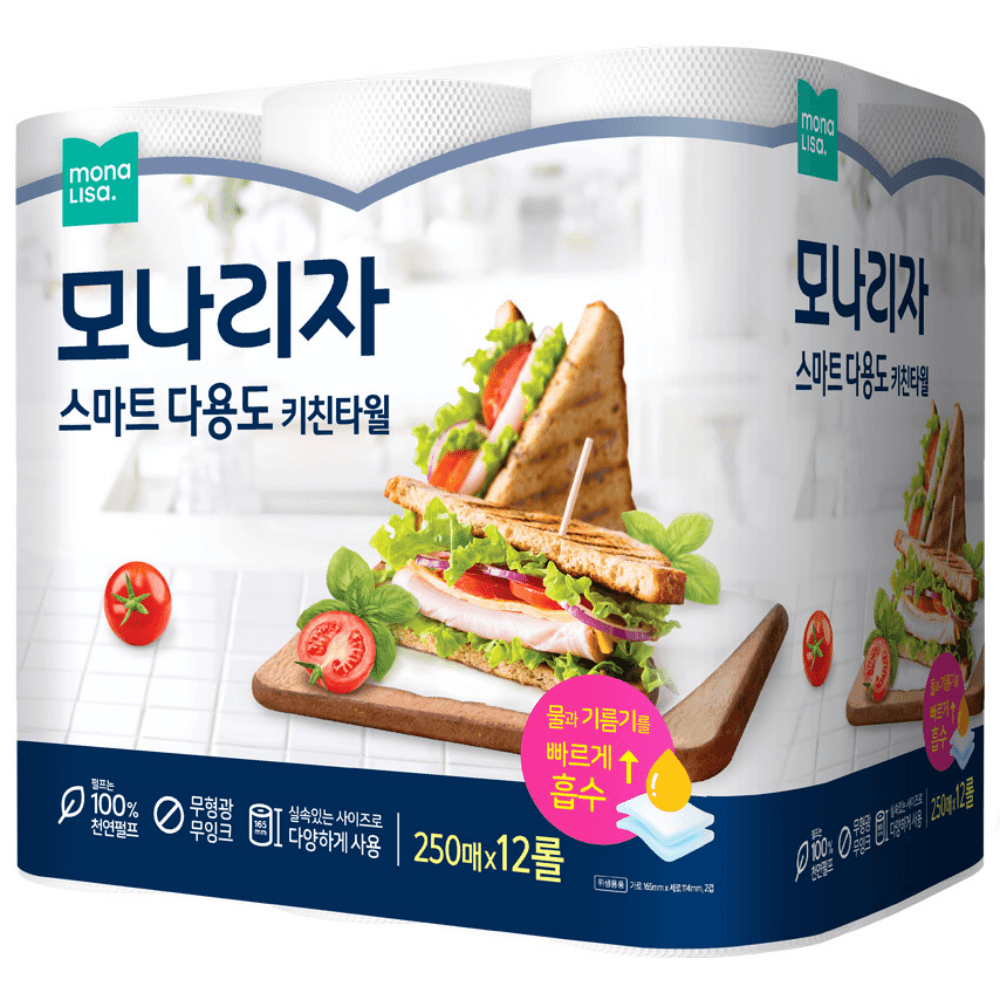 모나리자 스마트 다용도 키친타올 250매