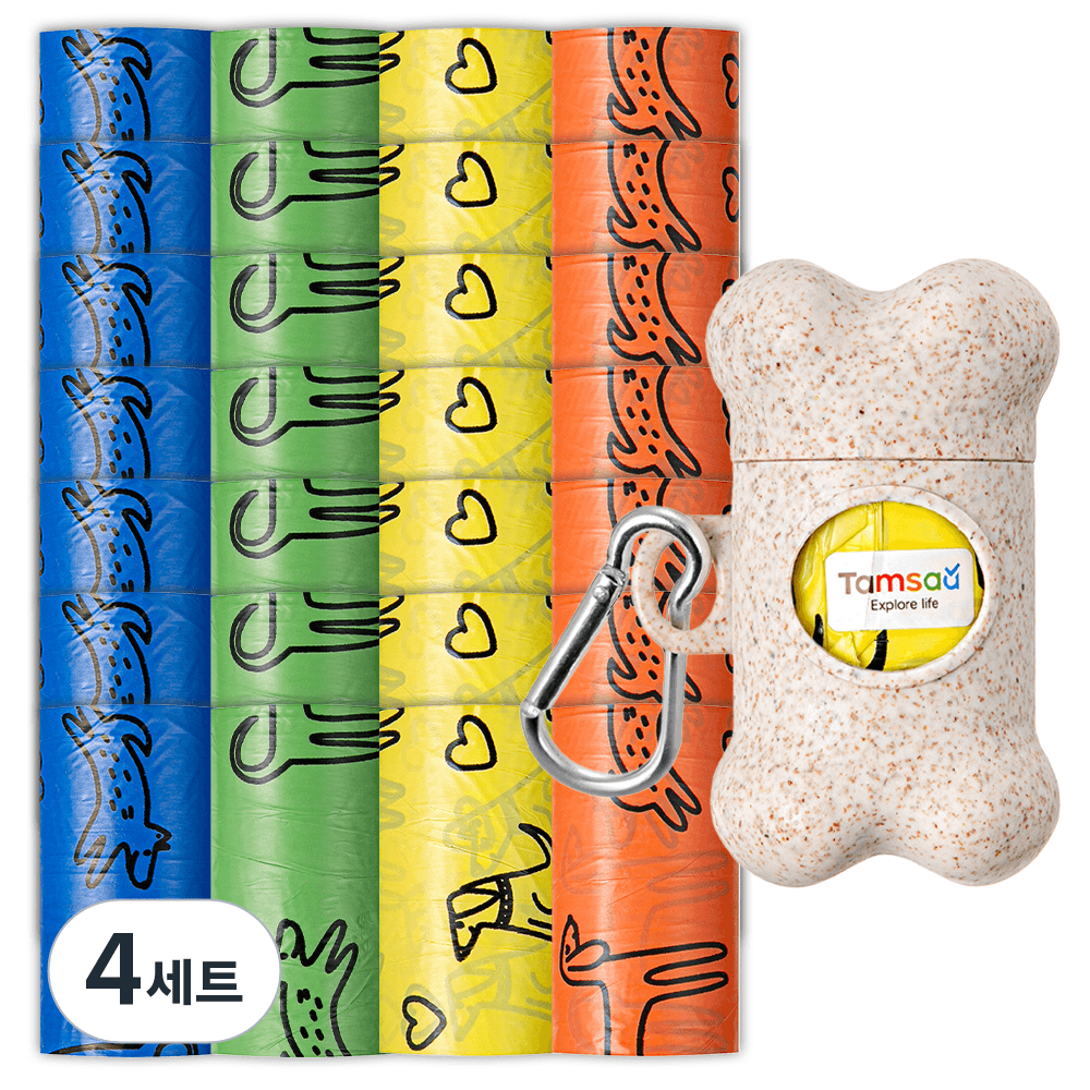 탐사 반려동물 배변봉투 풉백 리필 522매 (18매*29롤) & 케이스 세트