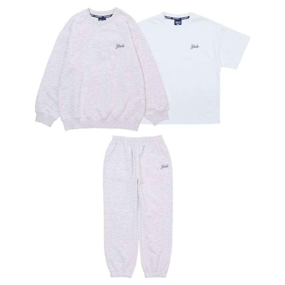 예일키즈 아동용 핸섬댄 맨투맨 + 반팔 티셔츠 + 조거팬츠 세트 YJCCSEF13427