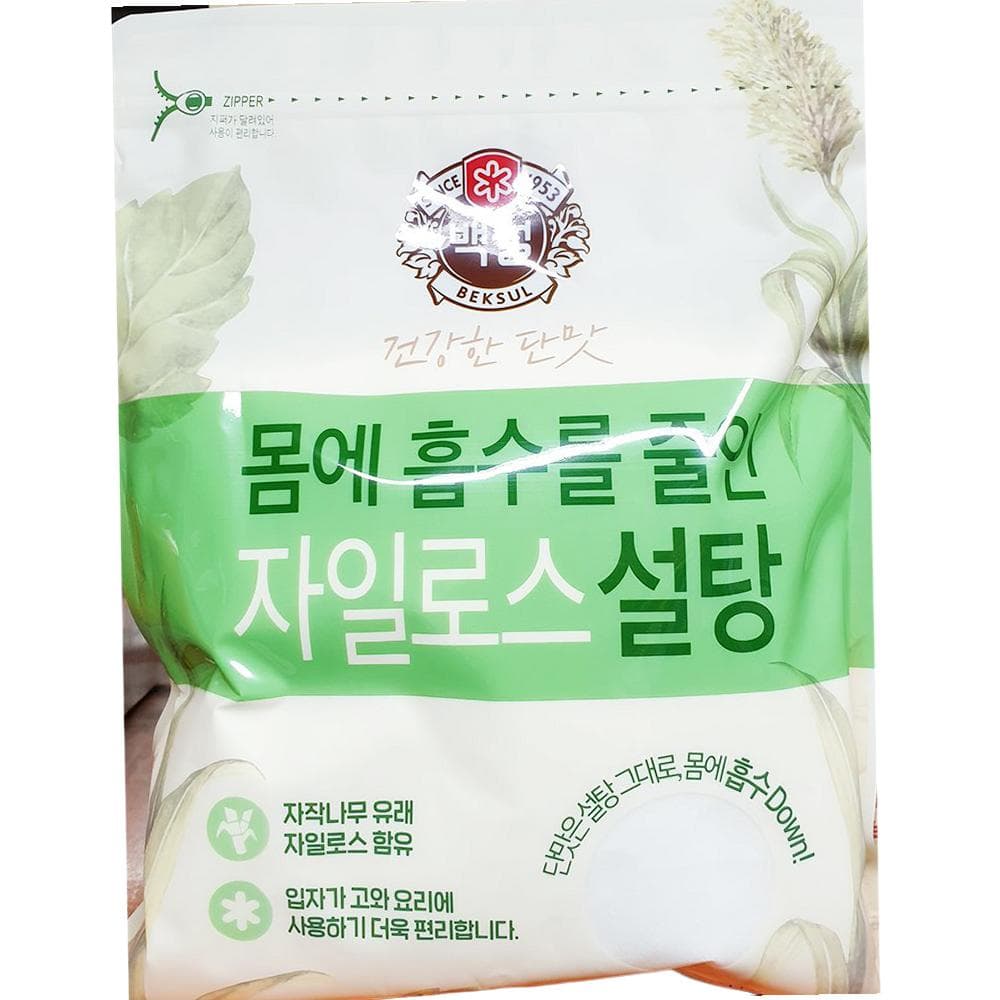 백설 흰색 자일로스 설탕 1kg 업소용 당류 감미료 제과
