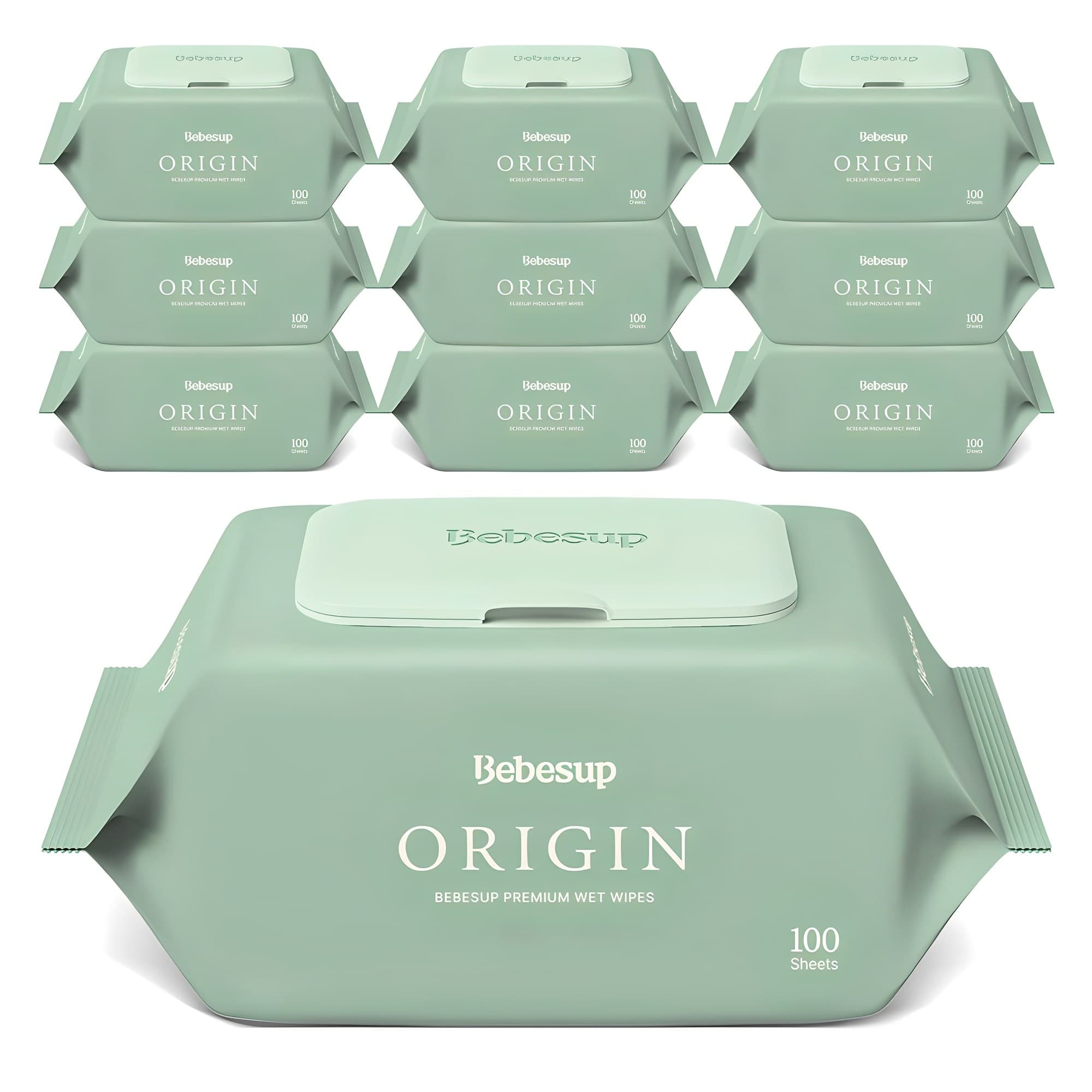 베베숲 오리진 유아물티슈 캡형